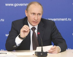 Председатель Правительства РФ Владимир Путин. Фото: www.government.ru